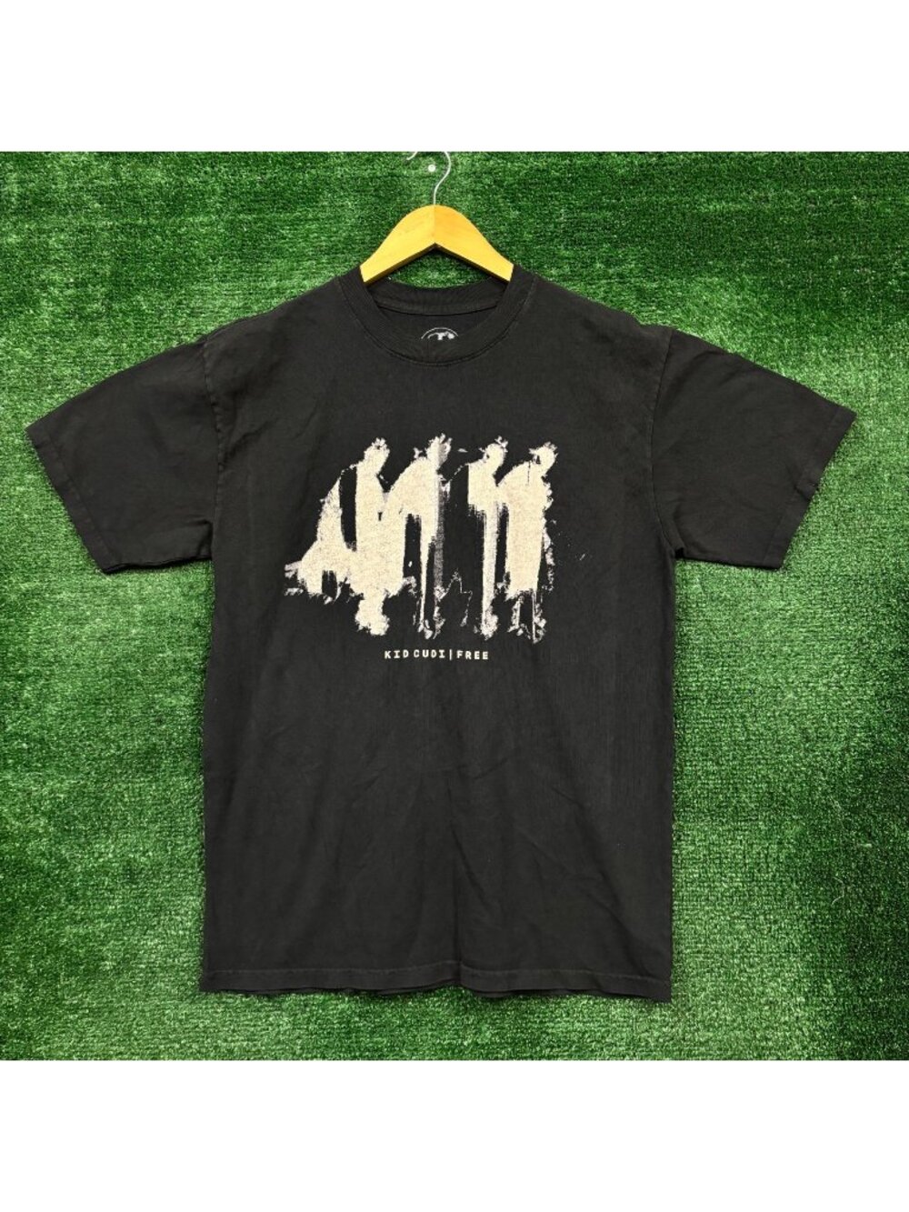 Kid Cudi Free Album Man on The Moon Cover Hip-Hop T-Shirt Size Large